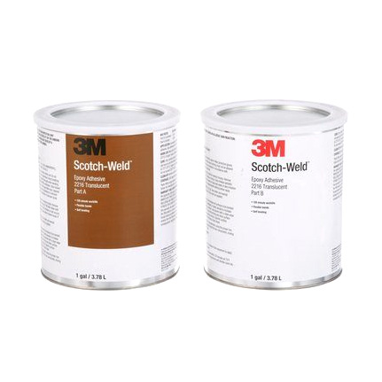 3M Scotch-Weld 2216 Epoxy Adhesive Clear 1 gal Can Kit