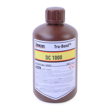 ITW Performance Polymers Devcon Tru-Bond DC 1000 UV Cure Adhesive Clear 1 L Bottle