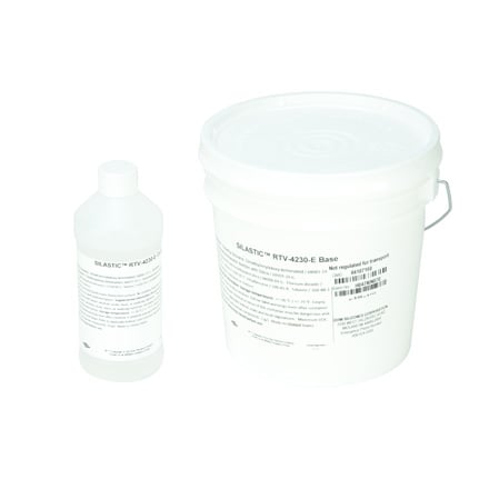 Dow SILASTIC™ RTV-4230-E Silicone Rubber White 4.4 kg Kit