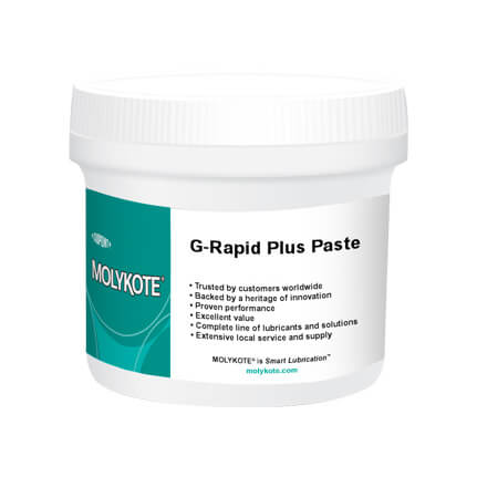 DuPont MOLYKOTE® G-Rapid Plus Solid Lubricant Paste Black 250 g Jar