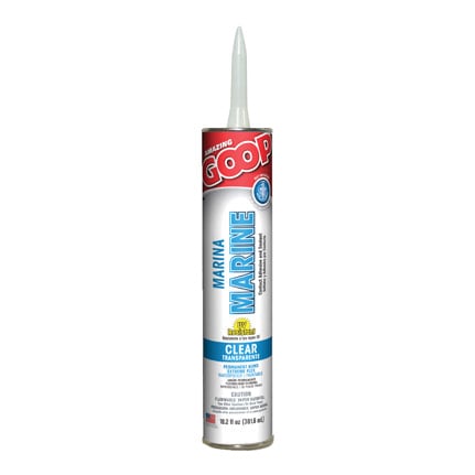 Eclectic Amazing GOOP Marine Solvent Based Adhesive Clear 10.2 oz Cartridge