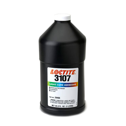 Loctite 3107 light cure adhesive vinyl