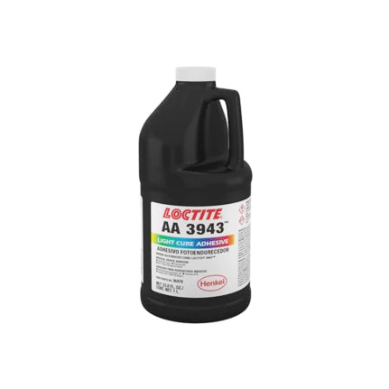 Henkel Loctite 3943 Light Cure Medical Device Adhesive Clear 1 L Bottle