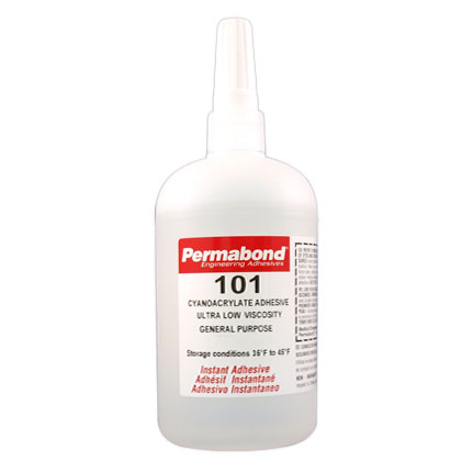 Permabond 101 General Purpose Cyanoacrylate Adhesive Clear 1 lb Bottle