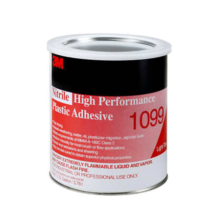 3M 1099 Nitrile High Performance Plastic Adhesive Tan 1 gal Can