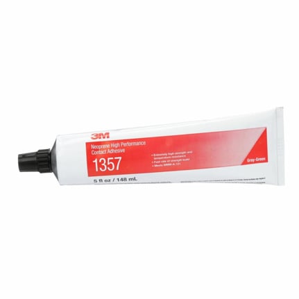 3M 1357 Neoprene High Performance Contact Adhesive Gray 5 oz Tube