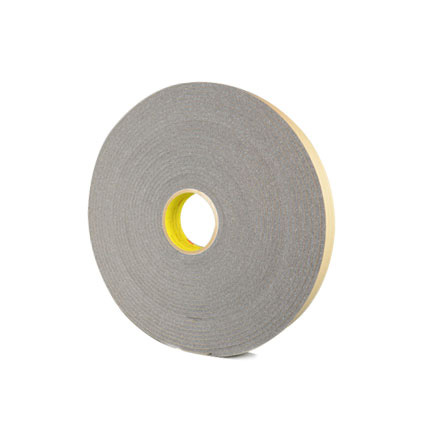 3M 4314 Urethane Foam Tape Charcoal Gray 0.5 in x 18 yd Roll