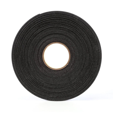 3M 4462 Double Coated Polyethylene Foam Tape Black 1/4 in x 72 yd Roll