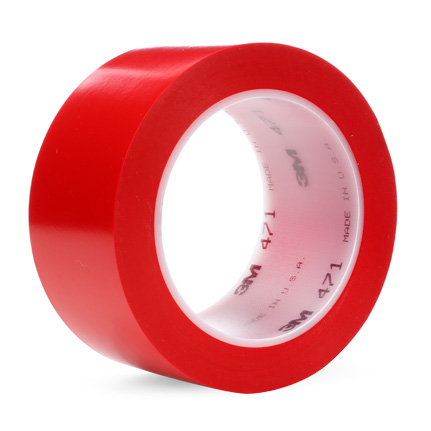 3M 471 Vinyl Tape Red 2 in x 36 yd Roll