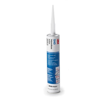 3M 540 Polyurethane Adhesive-Sealant White 310 mL Cartridge