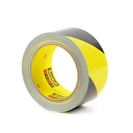3M 5702 Safety Stripe Tape Black and Yellow 2 in x 36 yd Roll