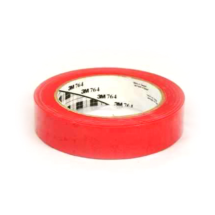 3M 764 General Purpose Vinyl Tape Red 1 in x 36 yd Roll