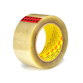 3M 375, Carton Sealing Tape Tan 3 x 55 yard Roll (6 Roll/Case)