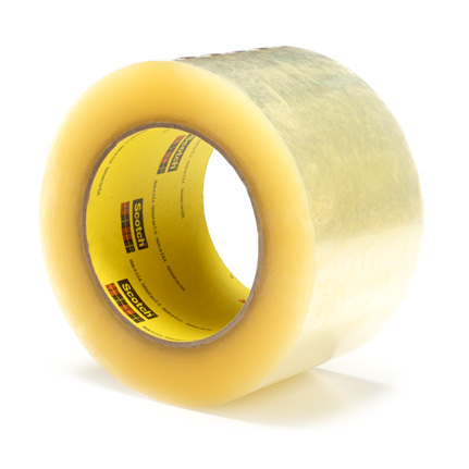 3 x 110 yds. Clear 3M 373 Carton Sealing Tape