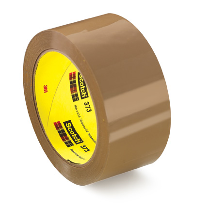 Scotch Box Sealing Tape 373 Tan, 48 mm x 50 M