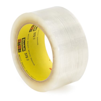 3M Scotch Box Sealing Tape 375 Clear, 48 mm x 914 M