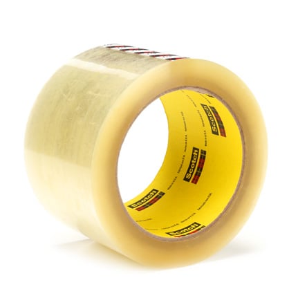 3M Scotch 375 Box Sealing Tape Transparent 72 mm x 50 m Roll