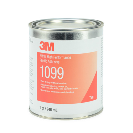 3M Neoprene High Performance Contact Adhesive 1357, Gray-Green, 1 Gallon Can