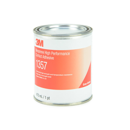 3M(TM) Neoprene High Performance Contact Adhesive 1357 Gray-Green, 1 Pint