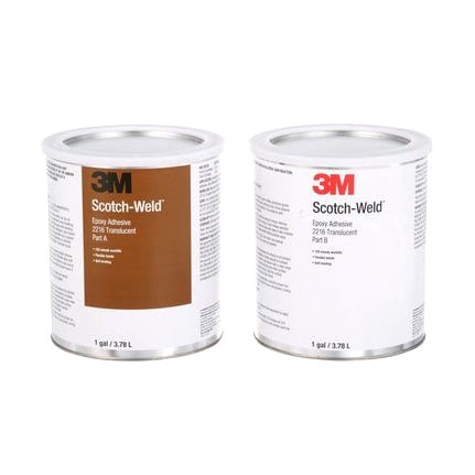 3M Scotch-Weld 2216 Epoxy Adhesive Clear 1 gal Can Kit