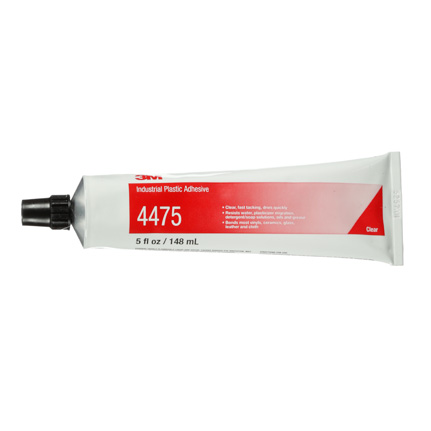 3M 4475 Industrial Plastic Adhesive Clear 5 oz Tube