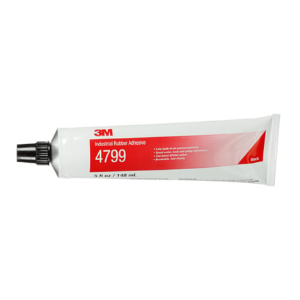 3M 4799 Industrial Adhesive Black 5 oz Tube