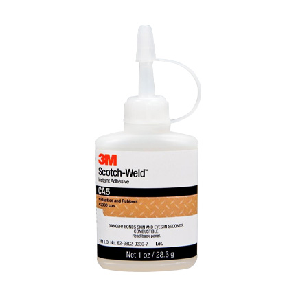 3M Scotch-Weld CA5 Instant Adhesive Clear 1 oz Bottle