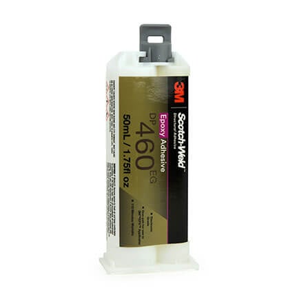 3M Scotch-Weld DP460 EG Epoxy Adhesive Light Amber 50 mL Duo-Pak Cartridge