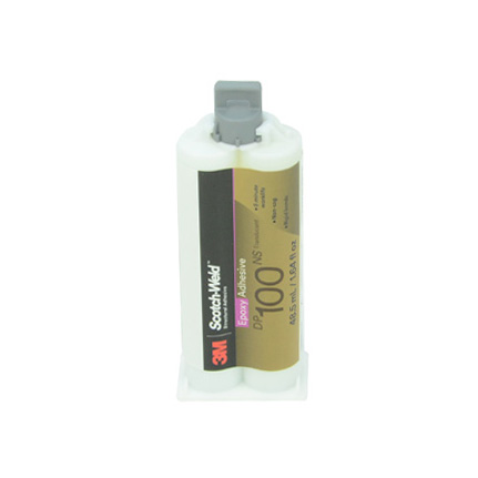 3M Scotch-Weld DP100 NS Epoxy Adhesive Clear 48.5 mL Duo-Pak Cartridge