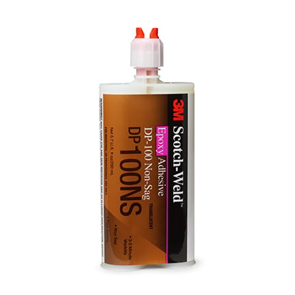 3M Scotch-Weld DP100 NS Epoxy Adhesive Clear 200 mL Duo-Pak Cartridge