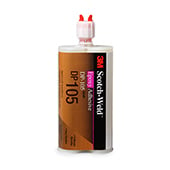 3M Scotch-Weld DP105 Epoxy Adhesive Clear 200 mL Duo-Pak Cartridge