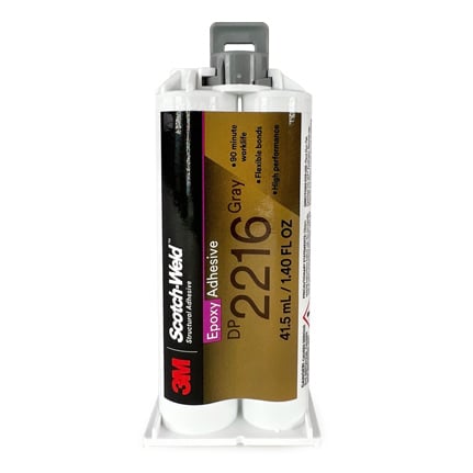 3M Scotch-Weld DP2216 Epoxy Adhesive Gray 41.5 mL Duo-Pak Cartridge