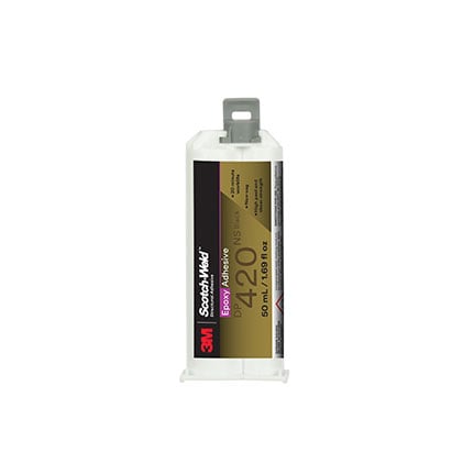 3M Scotch-Weld DP420NS Epoxy Adhesive Black 50 mL Duo-Pak Cartridge