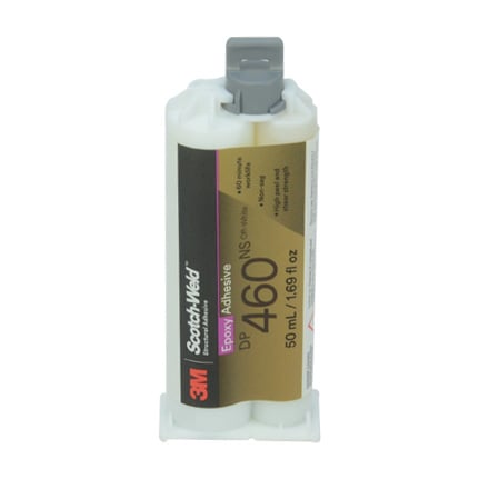 3M Scotch-Weld DP460 NS Epoxy Adhesive Off-White 50 mL Duo-Pak Cartridge