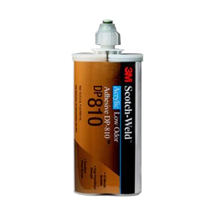 3M Scotch-Weld DP810 Low Odor Acrylic Adhesive Tan 400 mL Duo-Pak Cartridge