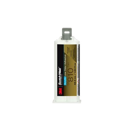 3M Scotch-Weld DP810 Low Odor Acrylic Adhesive Tan 48.5 mL Duo-Pak Cartridge