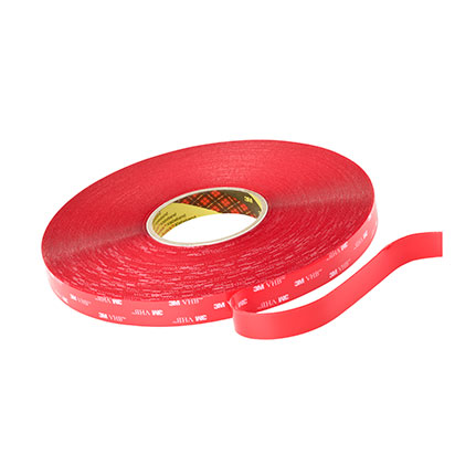 3M VHB Tape 4910 Clear 0.5 in x 36 yd Roll