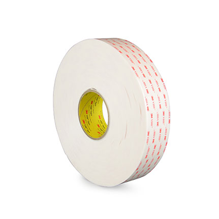 200Pcs 3m Double fold bias Tape Sided White Foam Tape Square