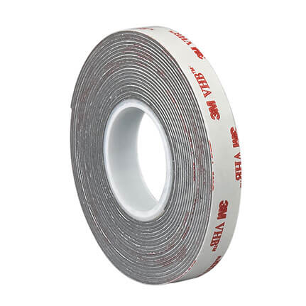 3M VHB Tape 4941 Gray 0.5 in x 5 yd Roll