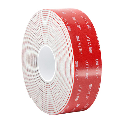 3M VHB LSE-110WF Double Coated Acrylic Foam Tape White 2 in x 5 yd Roll