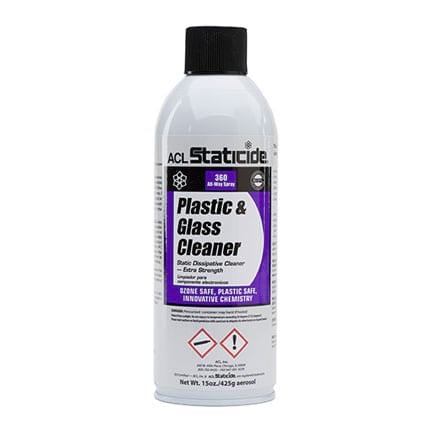 ACL Staticide 8670 Plastic and Glass Cleaner 15 oz Aerosol
