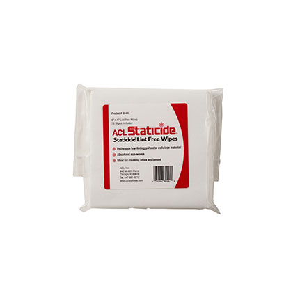 ACL Staticide 8044 Lint Free Wipes 6 in x 6 in