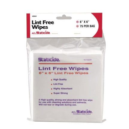 ACL Staticide 8044 Lint Free Wipes 6 in x 6 in