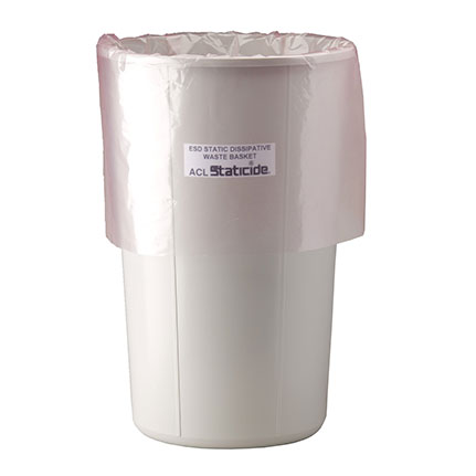 ACL Staticide ESD Static Dissipative Wastebasket 11 gal