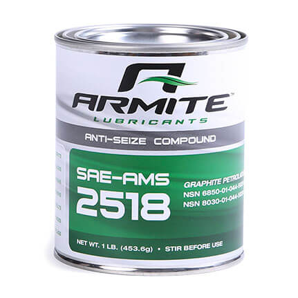 Armite Lubricants Graphite Petrolatum Anti-Seize Compound Gray 1 lb Can