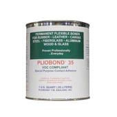 Ashland Pliobond 35 LV Solvent Based Adhesive Tan 1 qt Can