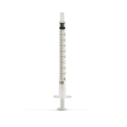 Becton-Dickinson EA301025 BD Slip-Tip Syringe 1 mL