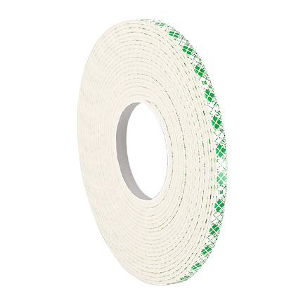 3M 4004 Double-Sided Foam Tape - 1/4 x 18 yds