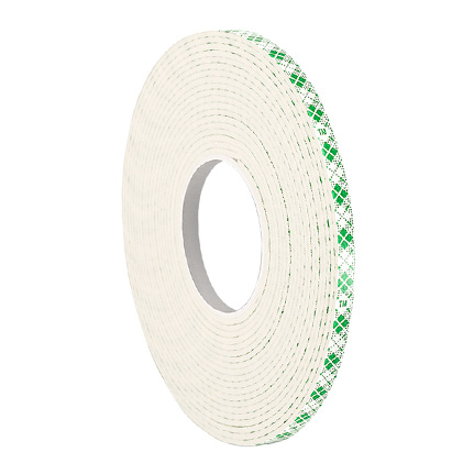 3M 4026 Double Coated Urethane Foam Tape Natural 0.5 in x 5 yd Roll