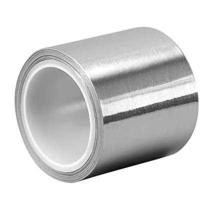 3M 425 Aluminum Foil Tape Silver 6 in x 5 yd Roll
